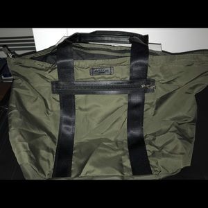 Medium sized nylon Coach travel bag